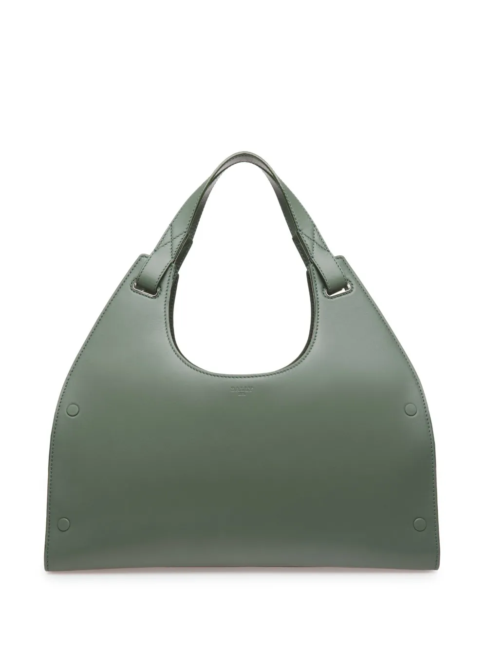 Bally Ahres embossed-logo shoulder bag - Green