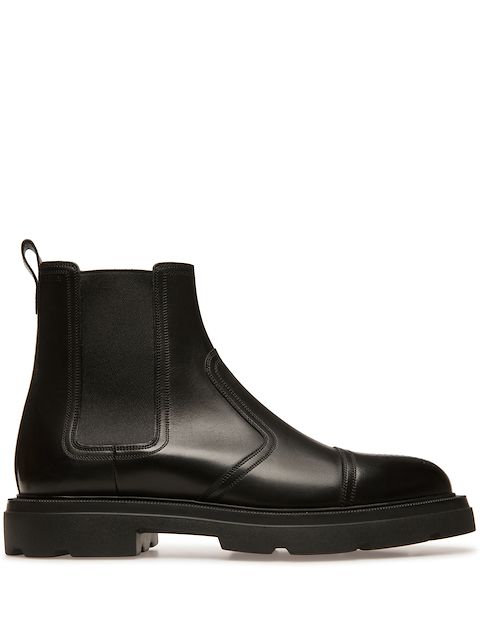 Bally Zecron panelled leather boots