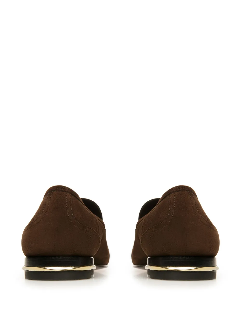 BALLY BUCKLE-DETAIL SUEDE LOAFERS