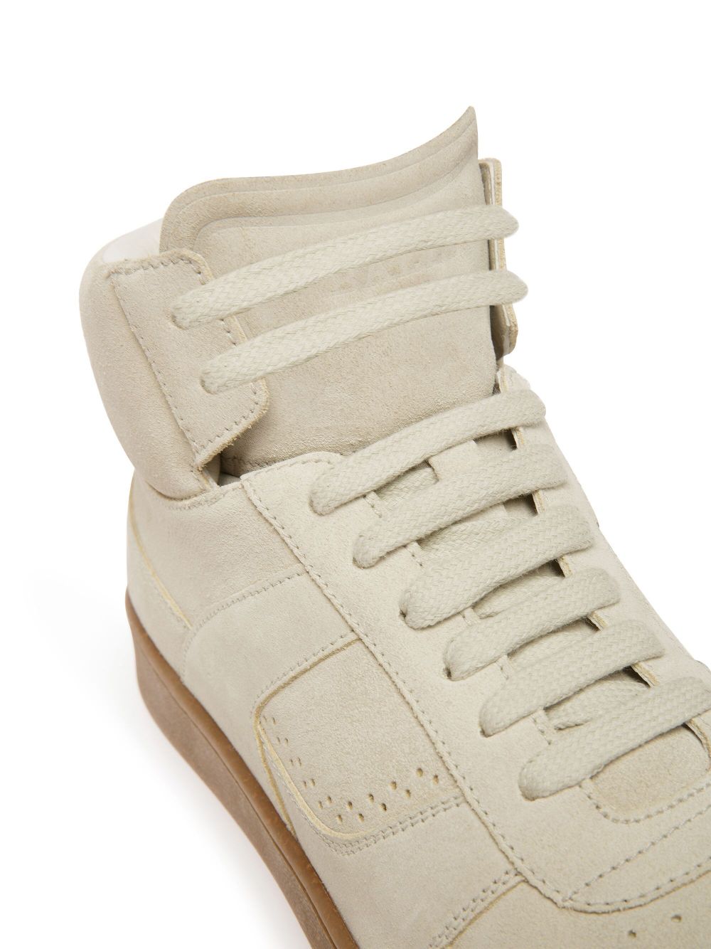 Bally Wiggled high-top sneakers - Beige