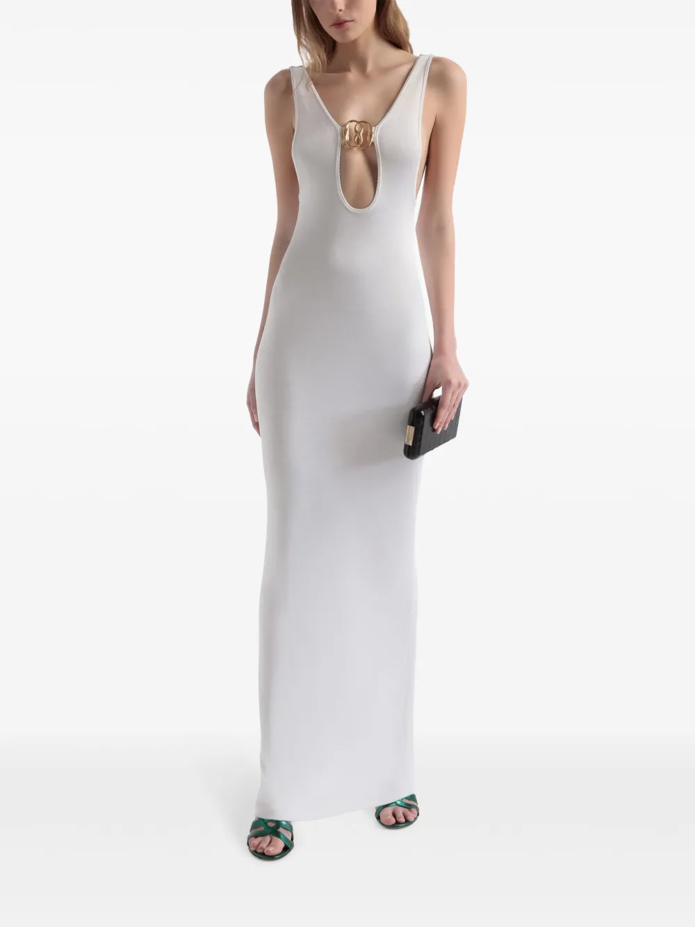 Bally embossed crocodile-effect clutch bag | Image 2