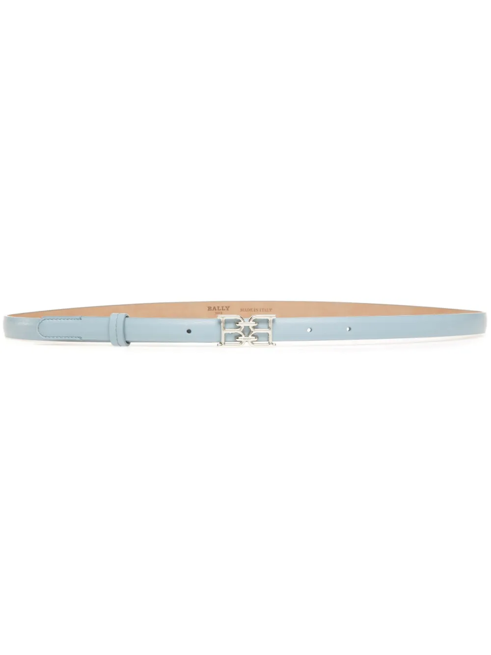 Bally B-chain 15 leather belt - Blue