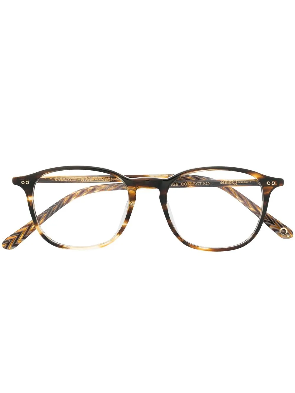 

Etnia Barcelona Kallio ll round-frame glasses - Brown