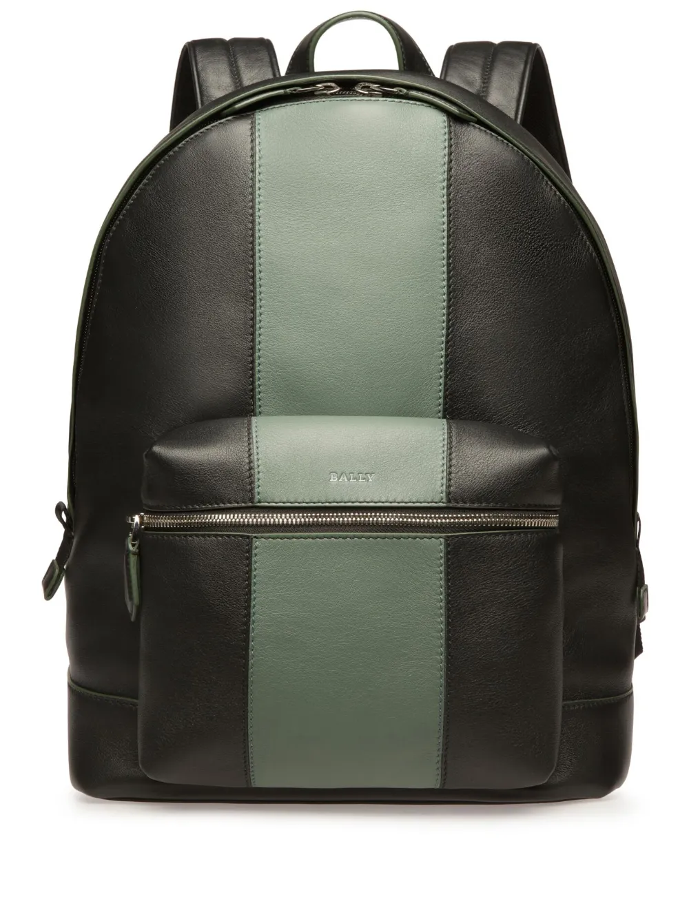 Bally Harper leather backpack - BLACK/SAGE16+PAL