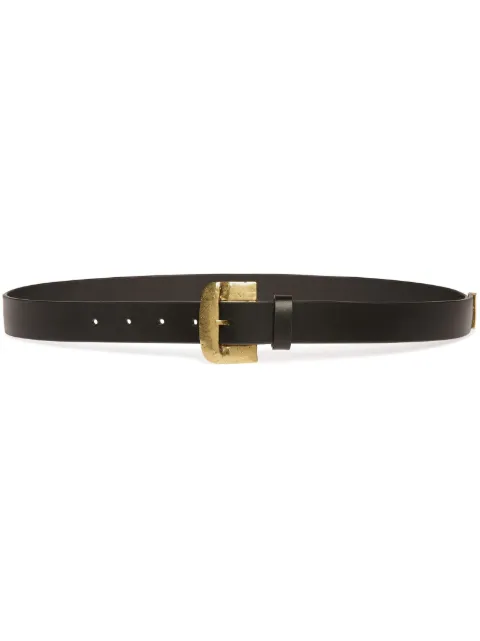 Bally hammered-finish buckle belt