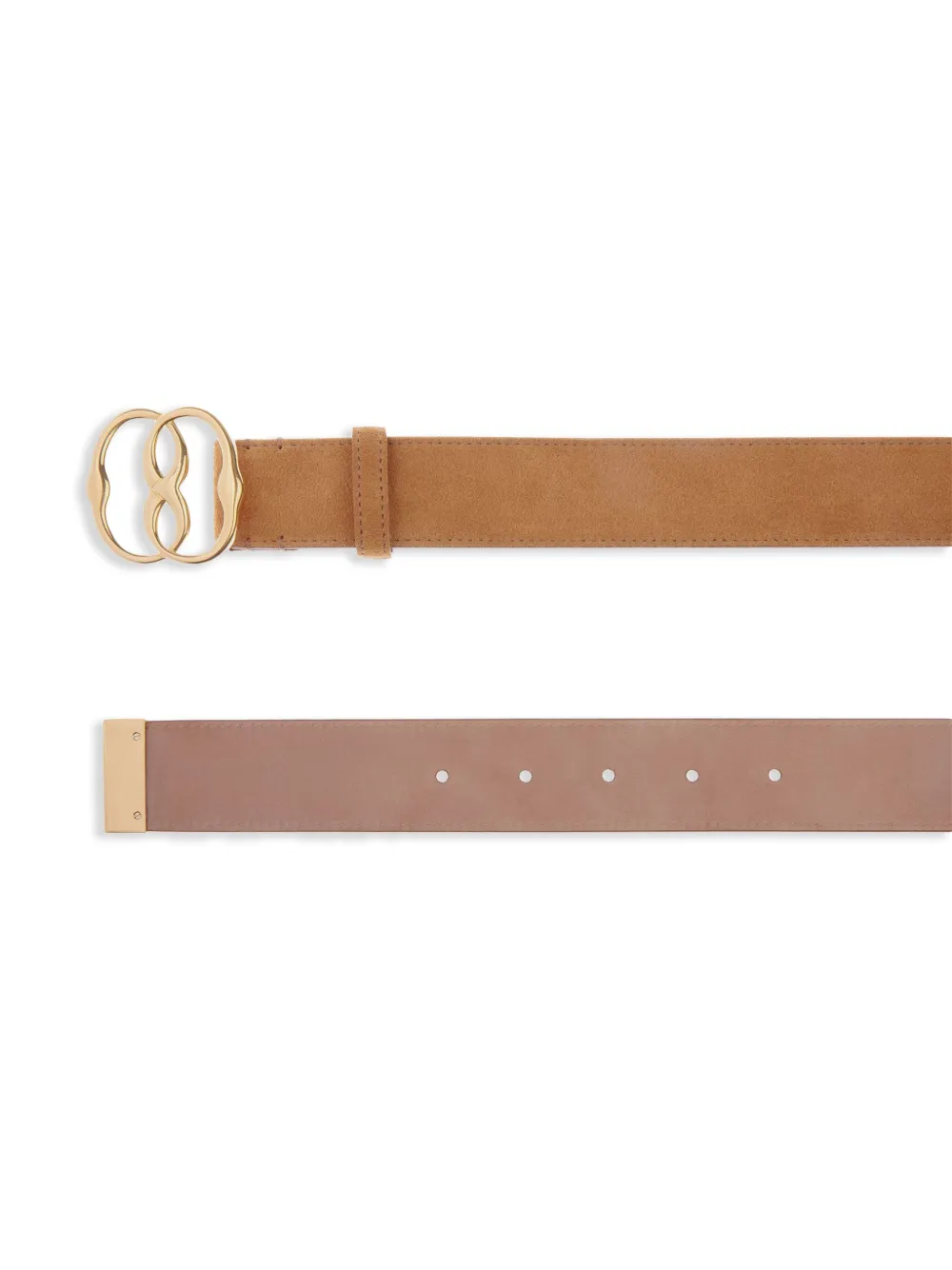 Bally Riem met logoplakkaat - Beige