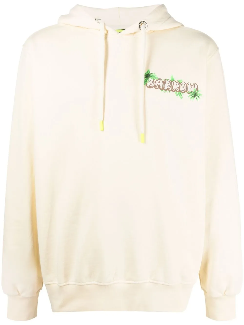 

BARROW hoodie con logo estampado - Amarillo