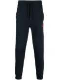HUGO logo-patch track pants - Blue