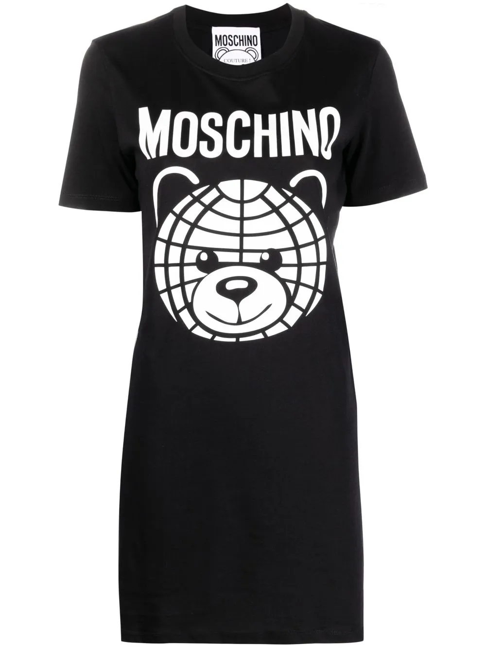 Moschino Teddy Bear motif T-shirt dress - Black