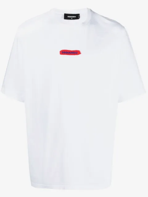 DSQUARED2 playera con logo estampado