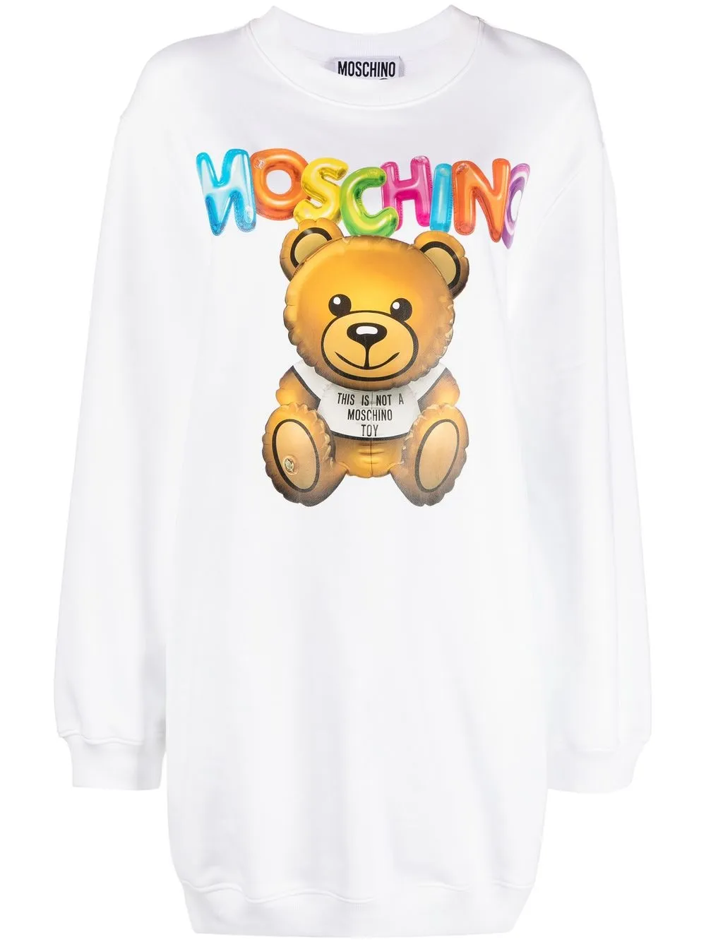 

Moschino Teddy Bear T-shirt dress - White