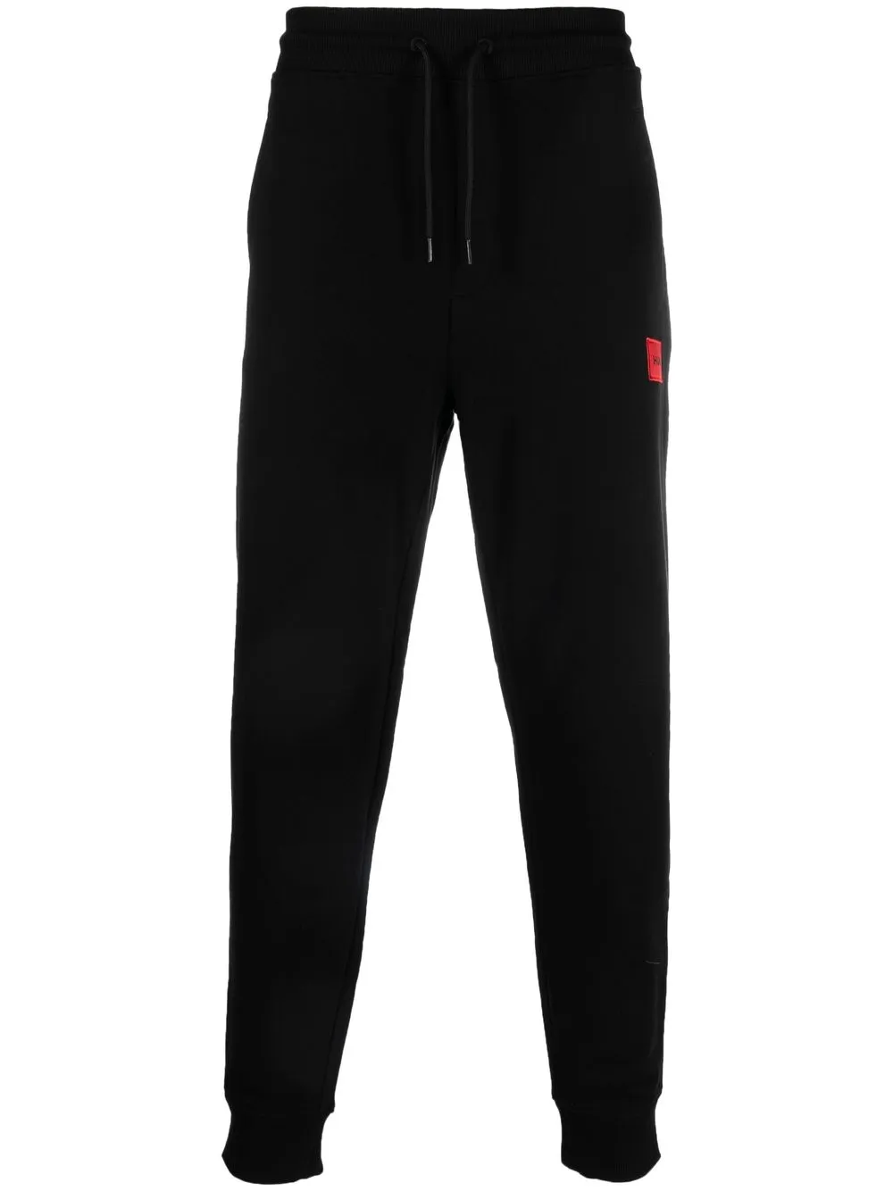

HUGO logo-patch track pants - Black