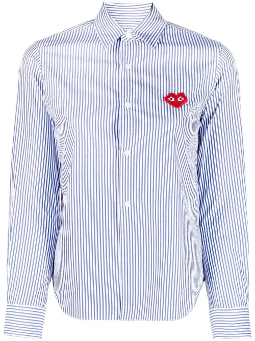 Chemise à patch cœur - Comme Des Garçons Play - Modalova
