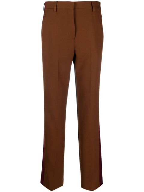 Burberry high-waist wool-blend trousers Women