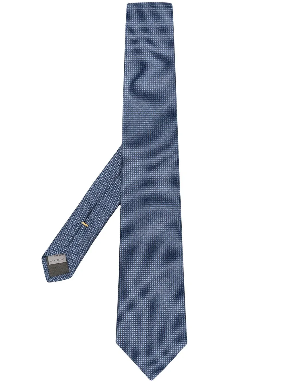 

Canali all-over micro-pattern tie - Blue