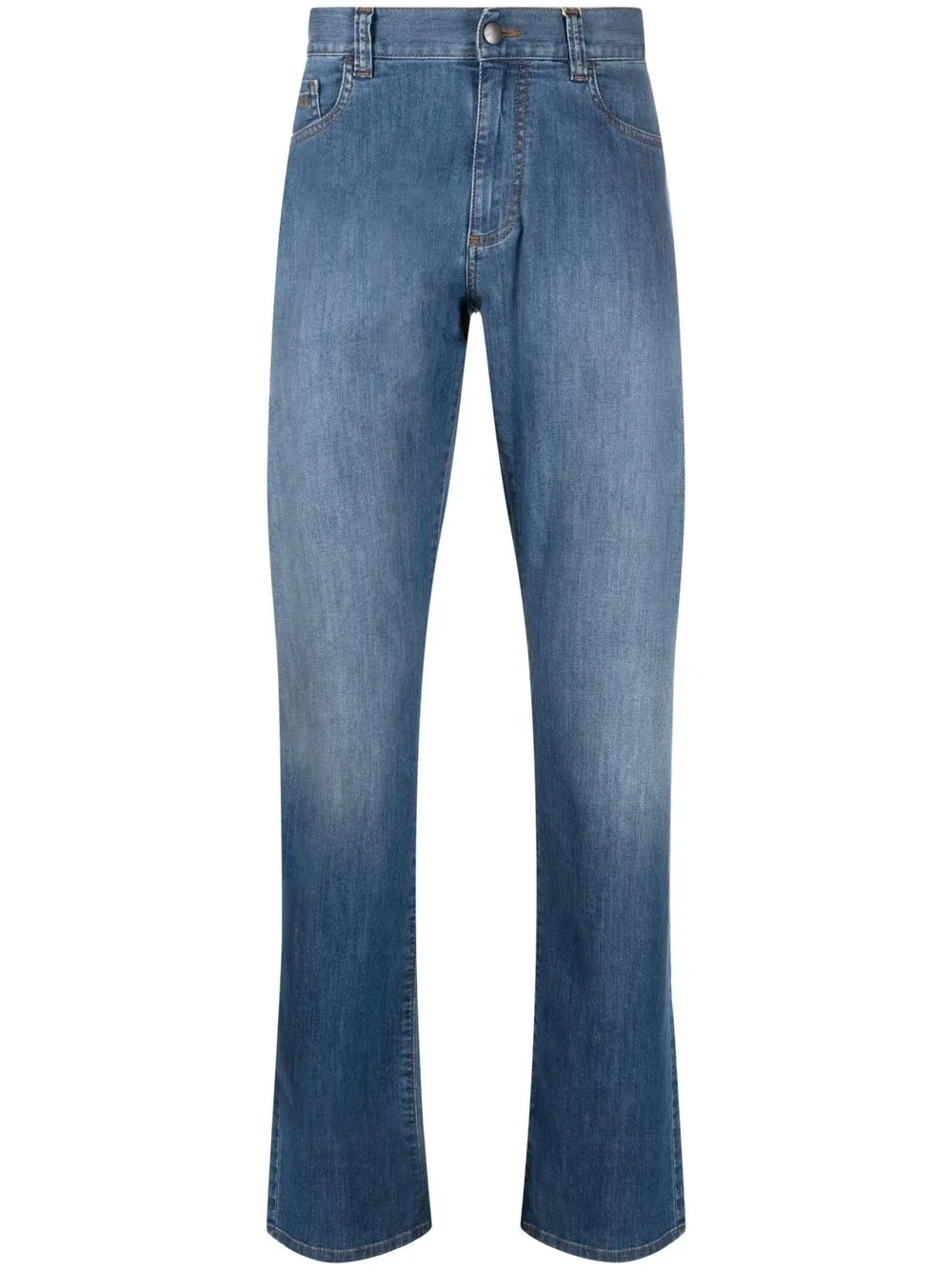 

Canali loose-fit jeans - Blue