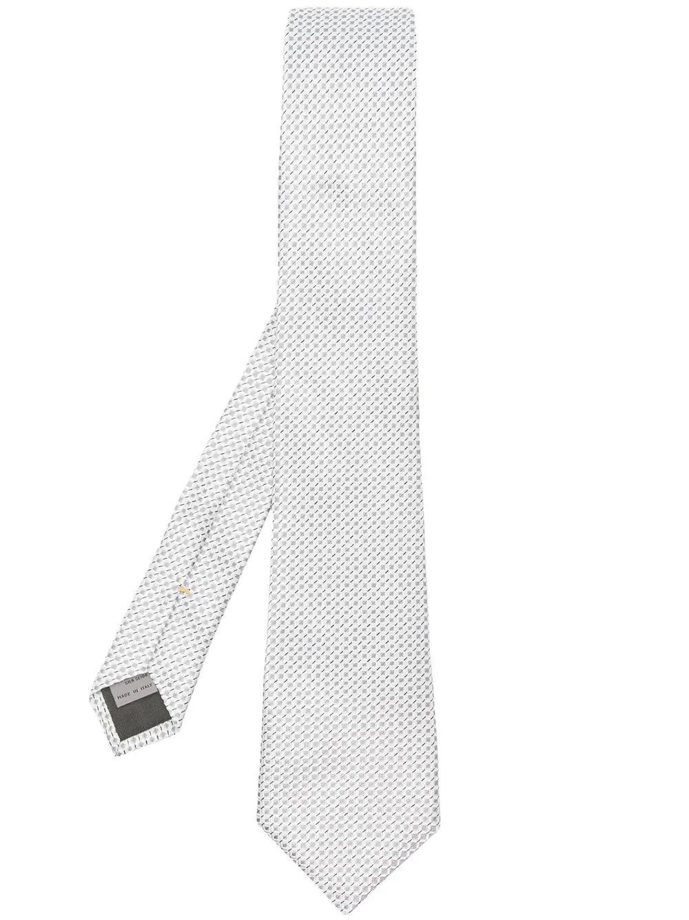 

Canali polka-dot silk tie - Grey