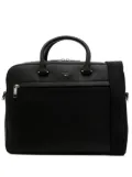 BOSS embossed-logo laptop bag - Black