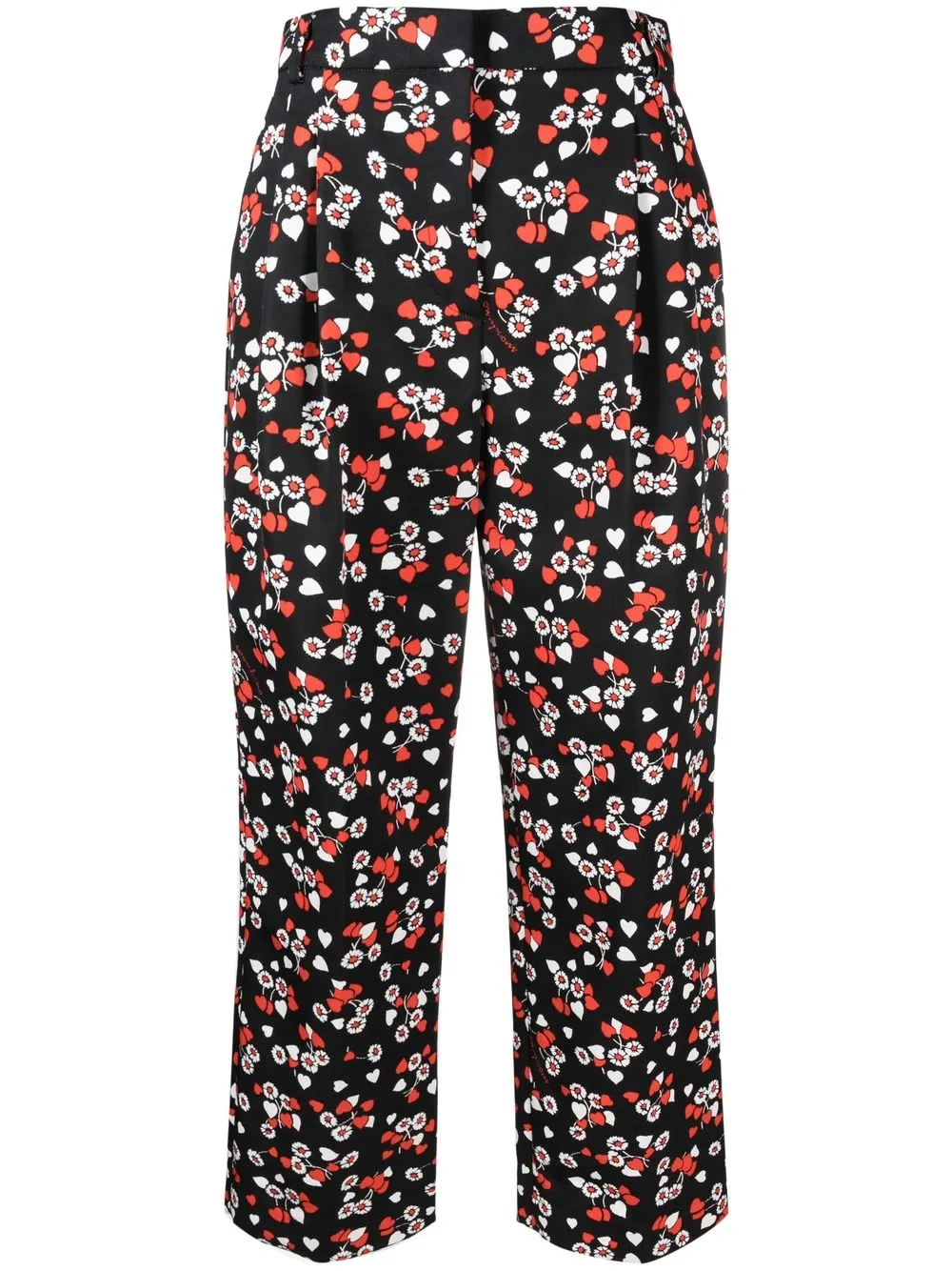 Image 1 of Moschino all-over floral-print trousers