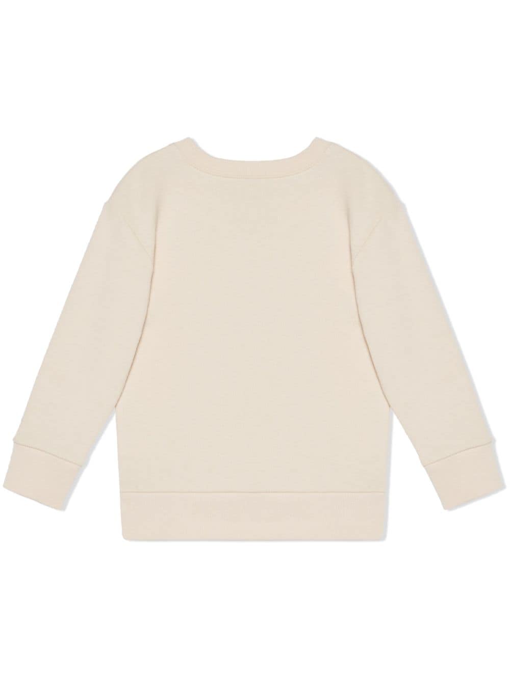 Gucci Kids Sweater met print - Beige