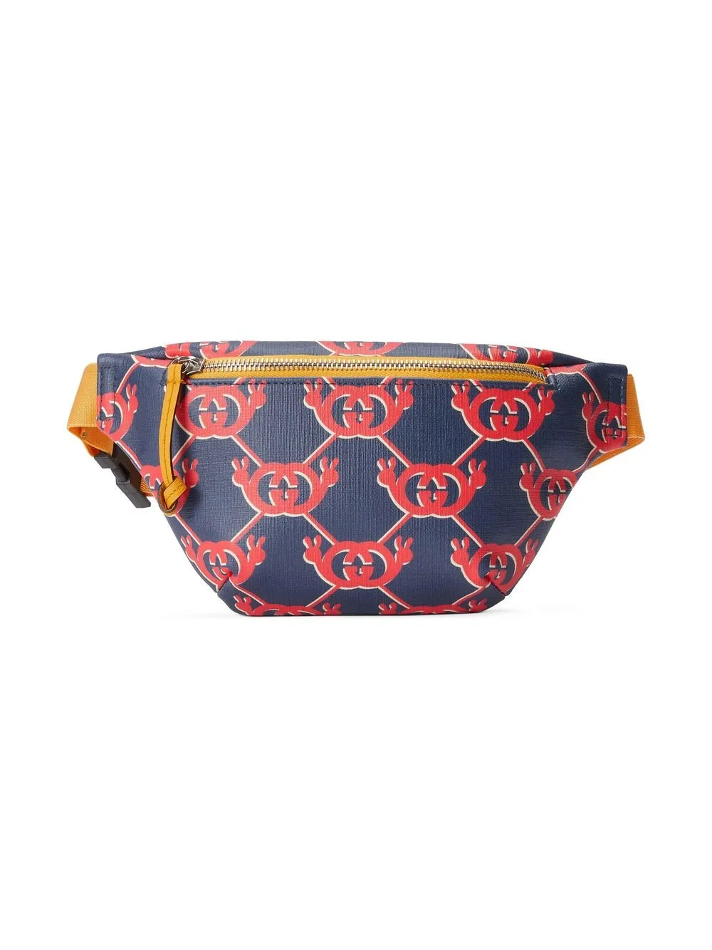 Gucci Monogram-logo Belt Bag In 4074 ブルー
