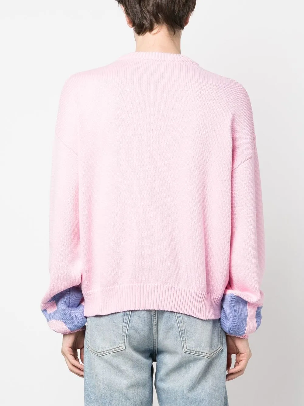 Shop Gcds Illustration-print Jumper In Pink