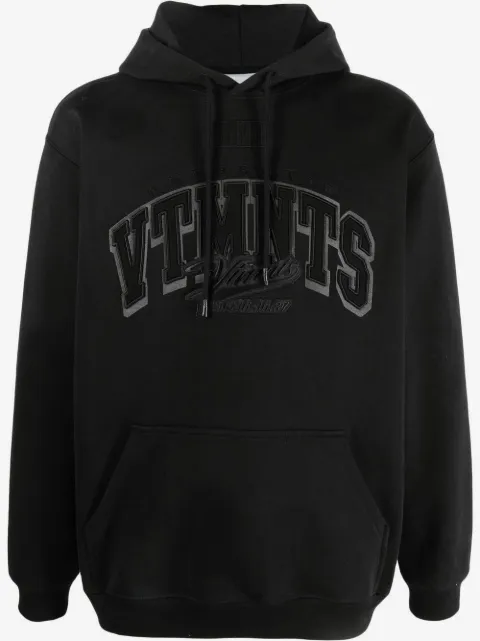 VTMNTS hoodie con logo bordado 