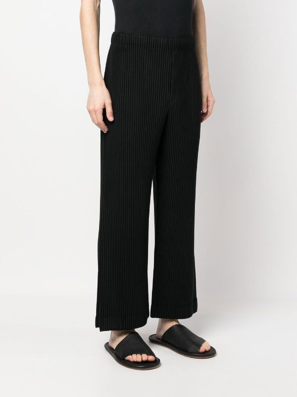 Pleats Please Issey Miyake Taperedleg Trousers Review  Style  Senses