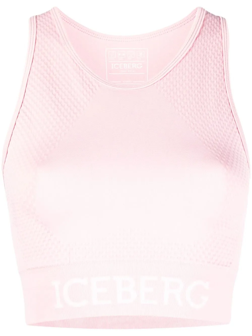 

Iceberg top con logo en la pretina - Rosado