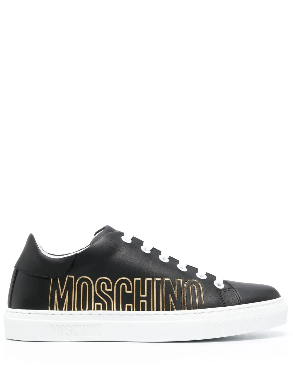 

Moschino logo-print low-top sneakers - Black