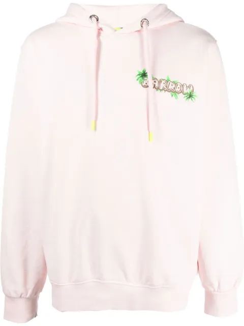 BARROW graphic-print pullover hoodie