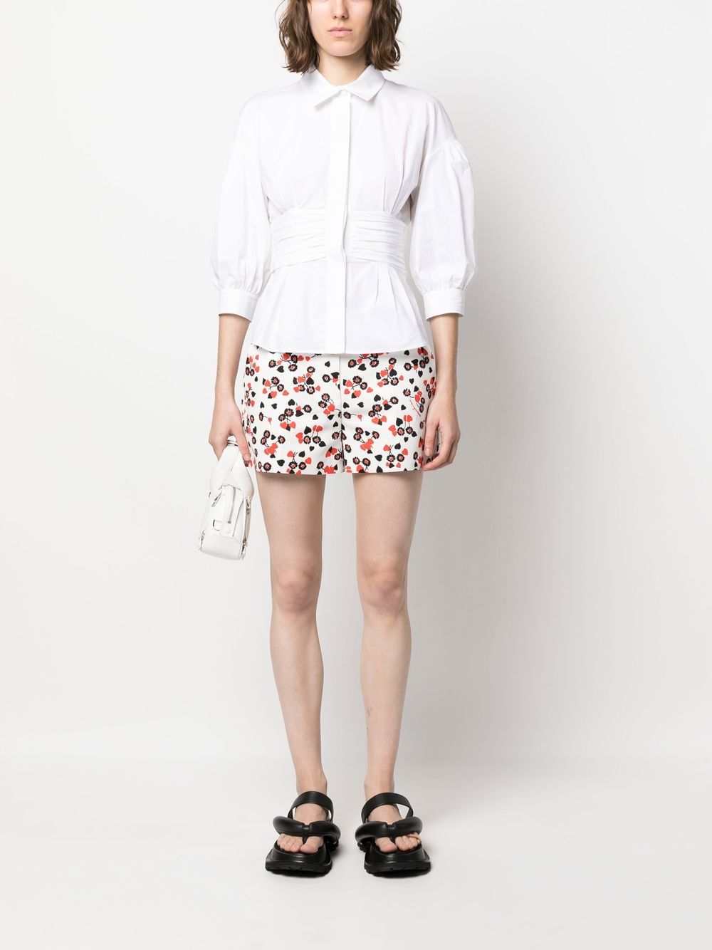 Moschino Shorts met patroon - Wit