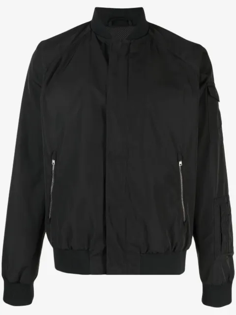 Herno chamarra bomber con parche del logo