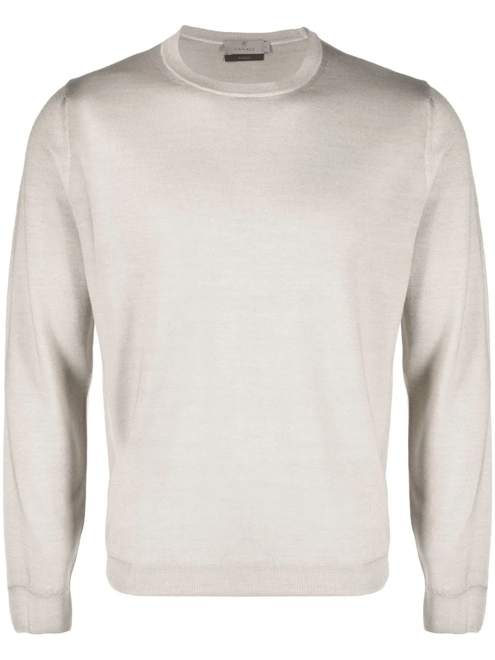 

Canali wool-silk blend sweatshirt - Neutrals