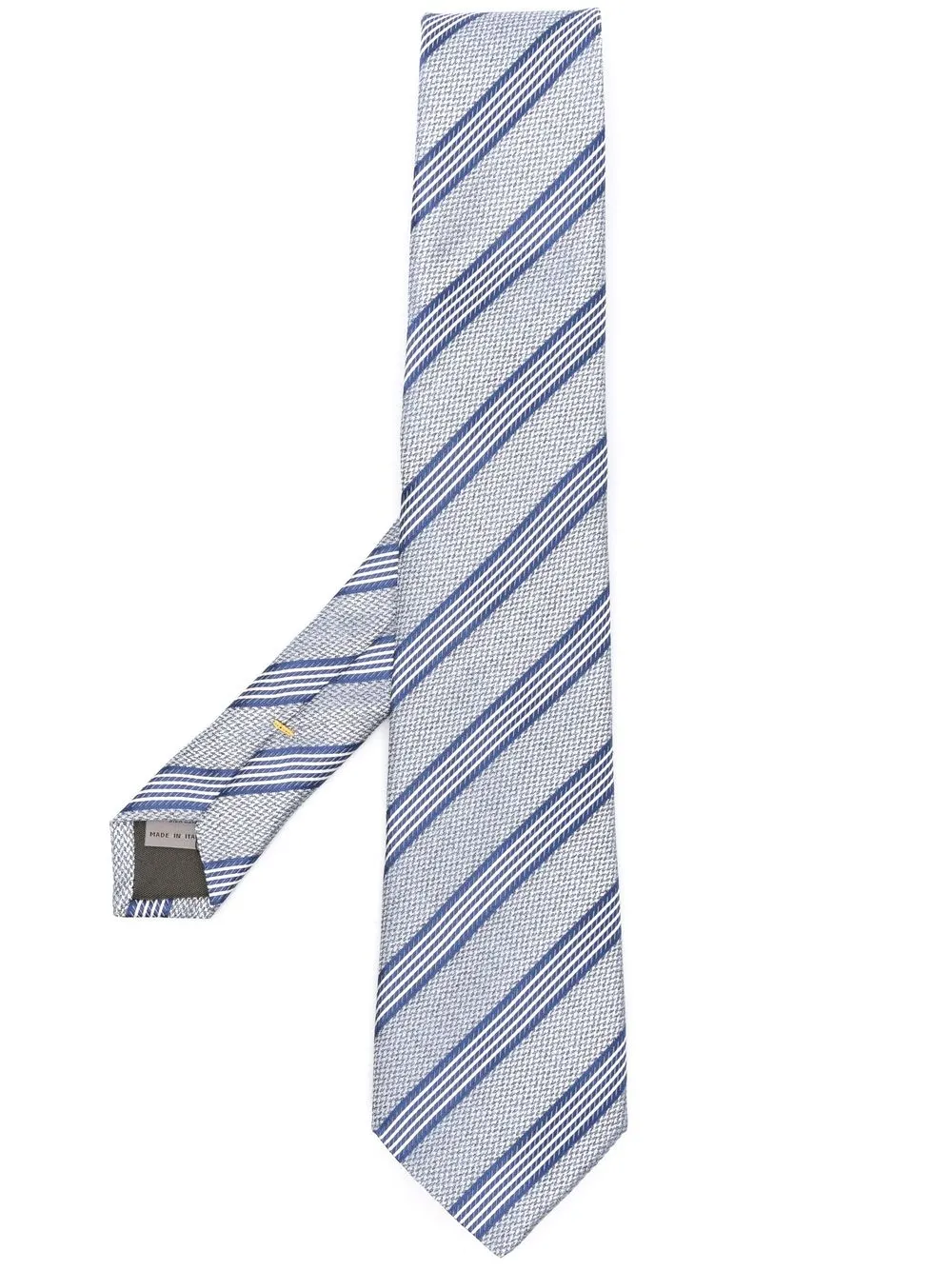 

Canali diagonal stripe-print tie - Blue