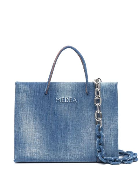 Medea - washed denim tote bag