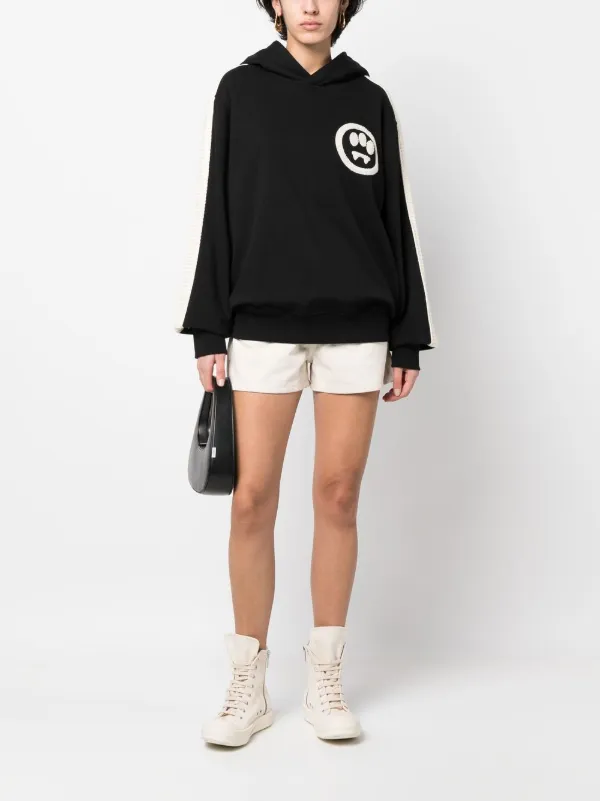 スウェット・トレーナー BARROW Cotton sweatshirt with logo on the front Grigio Barrow Cotton Sweatshirt With Logo On The Front