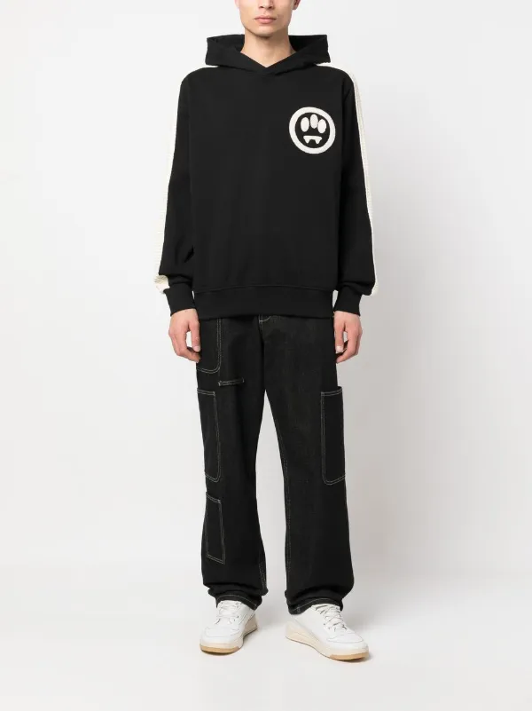 BARROW モチーフプリント パーカー | ブラック | FARFETCH JP