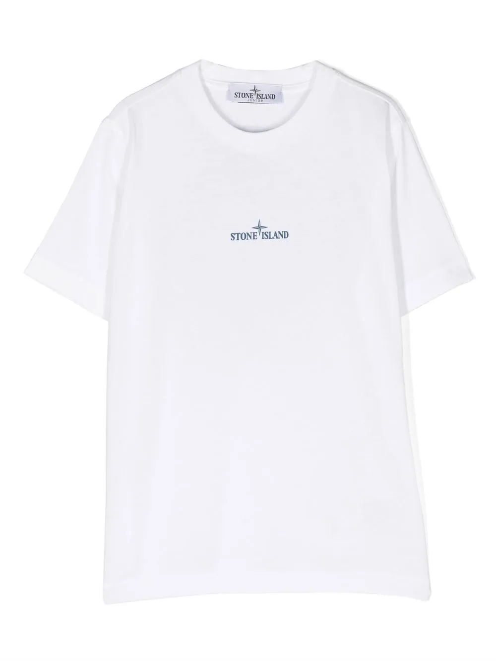 

Stone Island Junior logo-print short-sleeved T-shirt - White