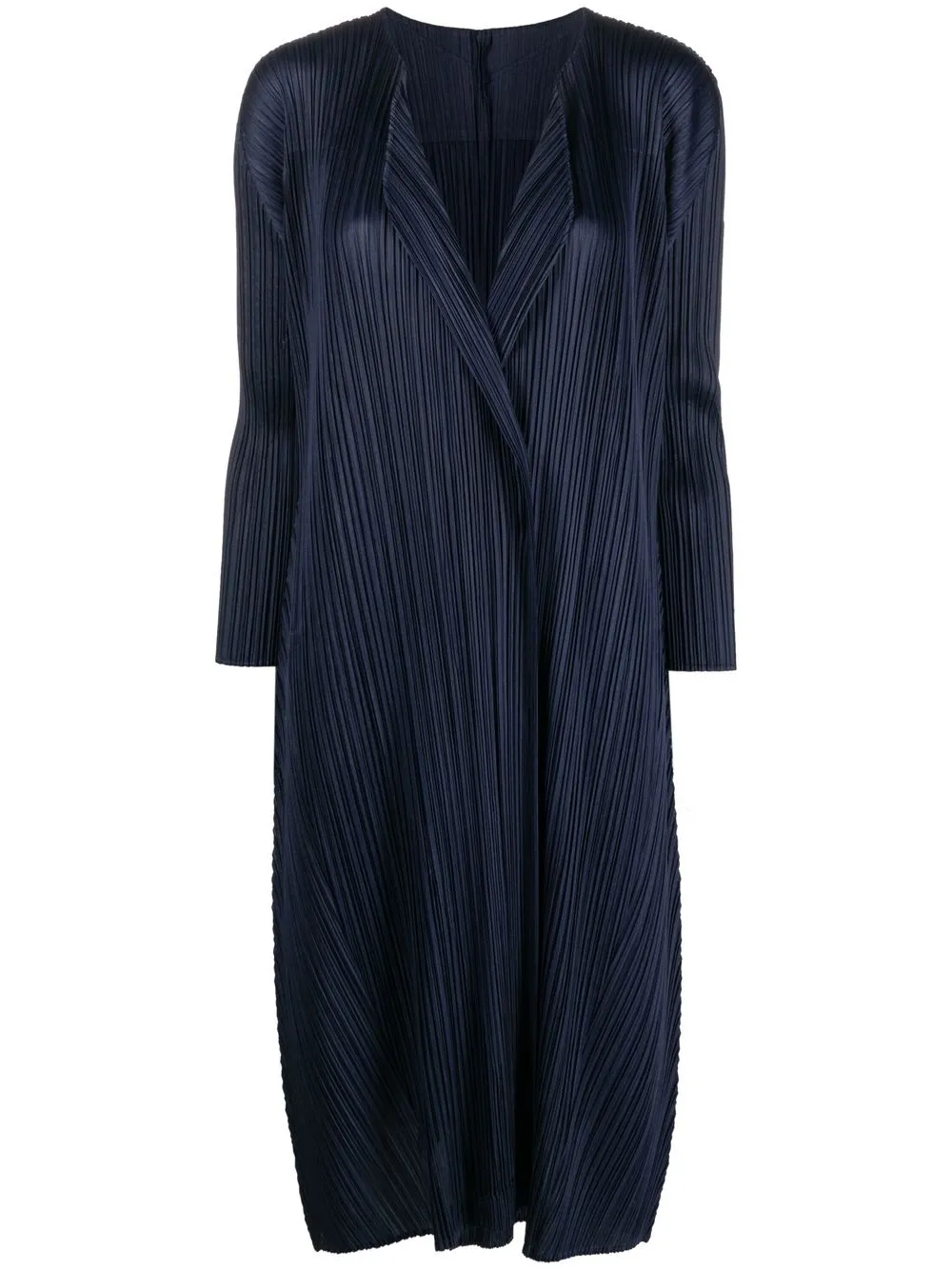 

Pleats Please Issey Miyake micro-pleat cardigan - Blue