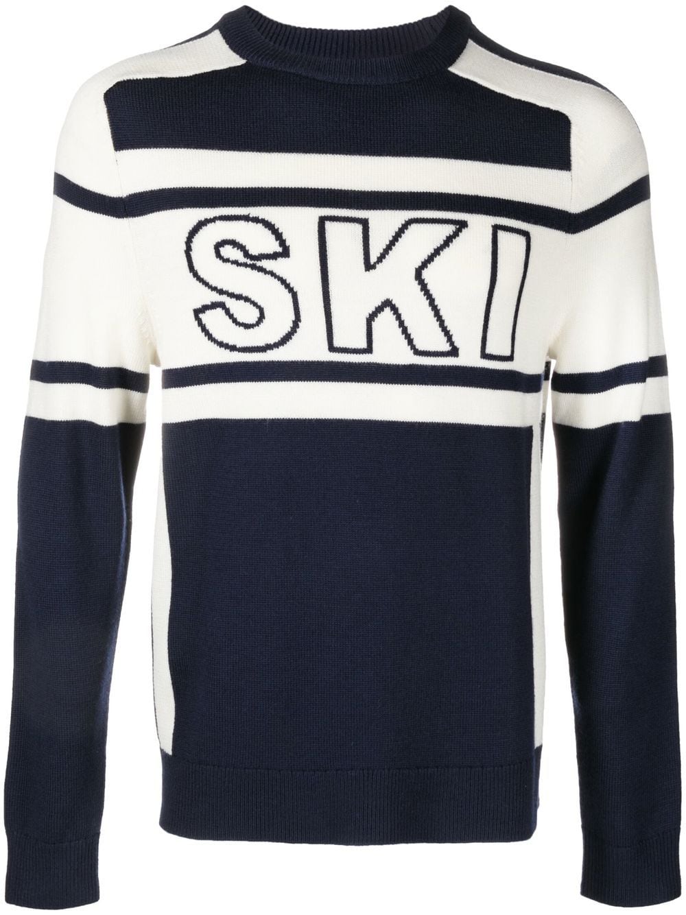 Ski intarsia-knit jumper