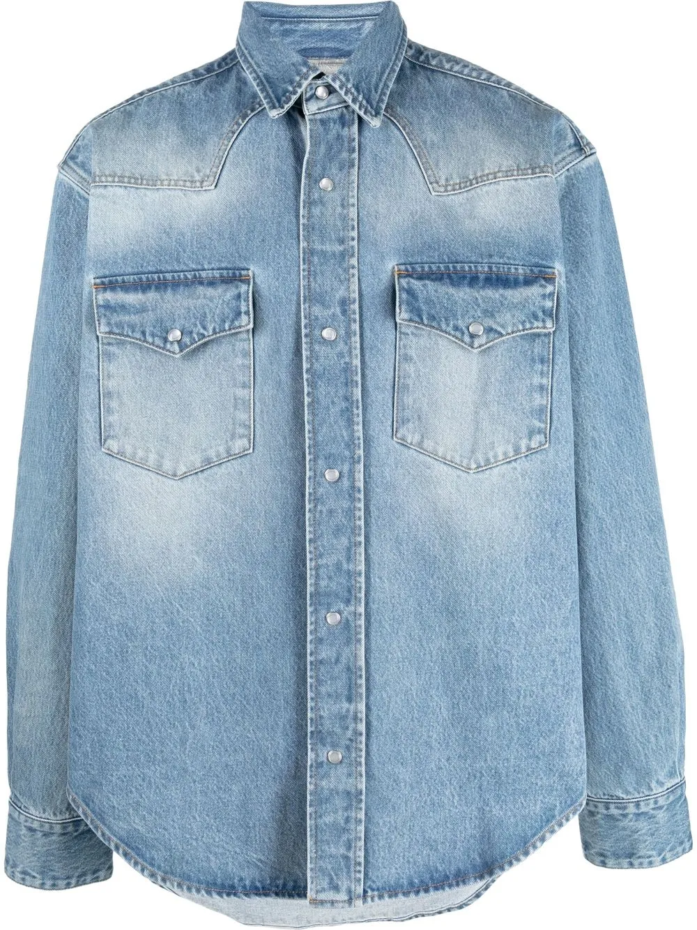 

VTMNTS long-sleeve denim shirt - Blue