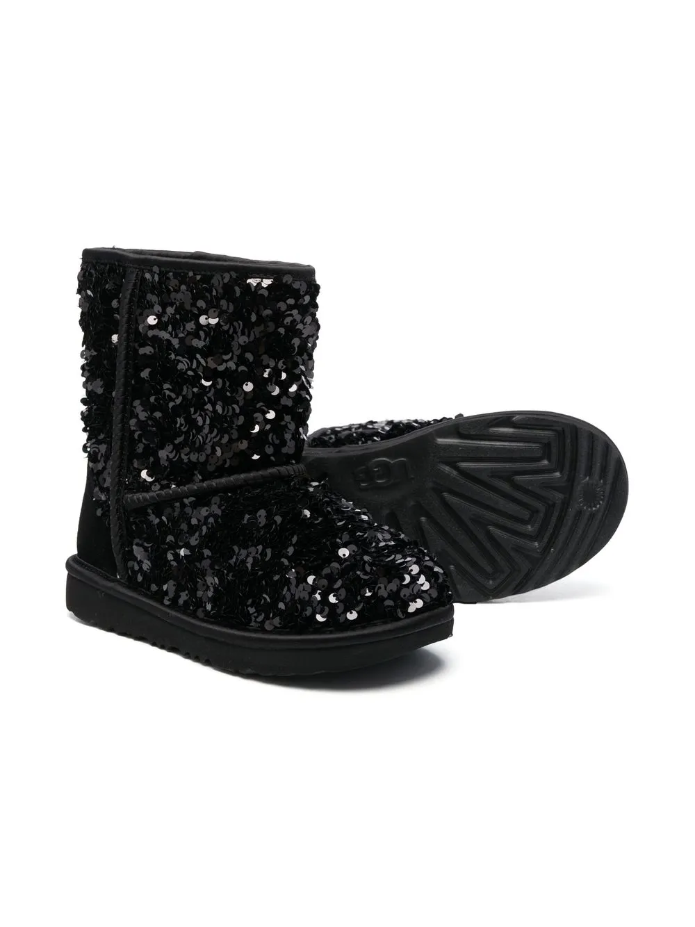 UGG Kids Laarzen met chunky pailletten Zwart