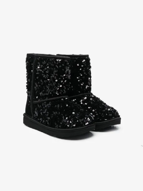 UGG Kids botas bordadas con lentejuelas