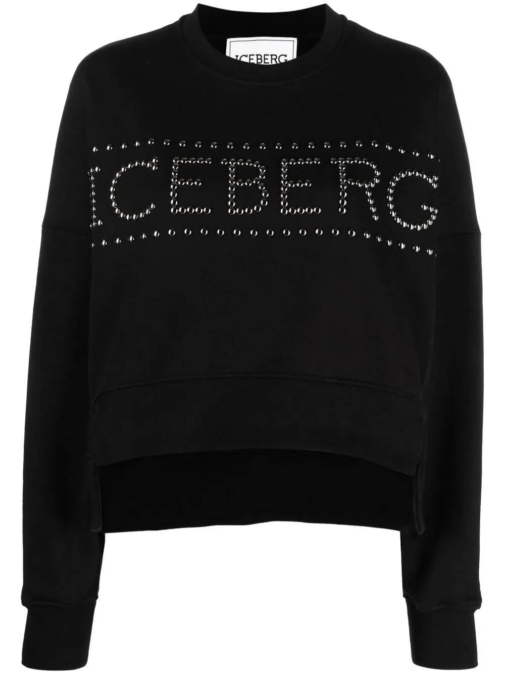 

Iceberg sudadera con logo y detalles - Negro