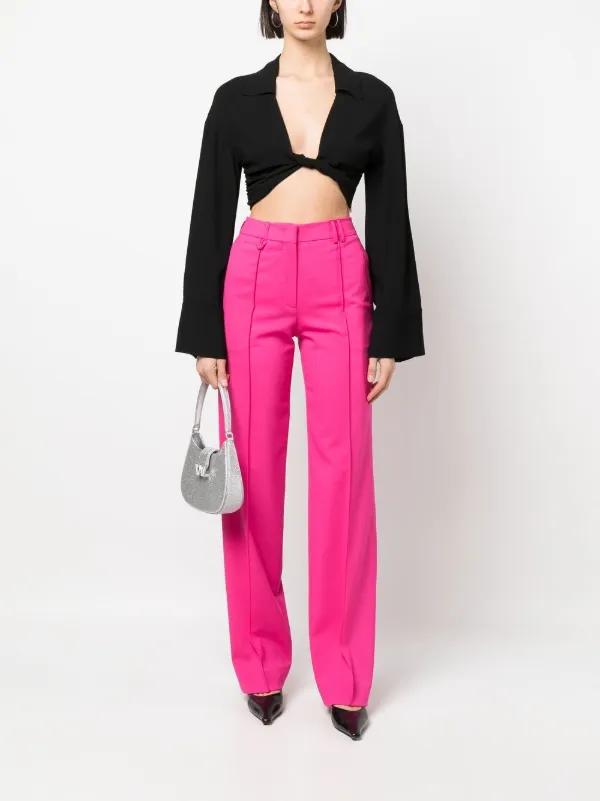 Salsation Twist-Detail Cropped Top Sサイズ Blumarine twist-detail Cropped Top | Black | FARFETCH