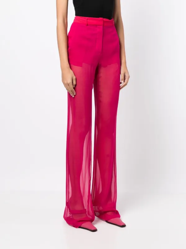 【関税込み】NENSI DOJAKA 'Hearts' pants Nensi Dojaka heart-cut Out high-waisted Leggings | Black