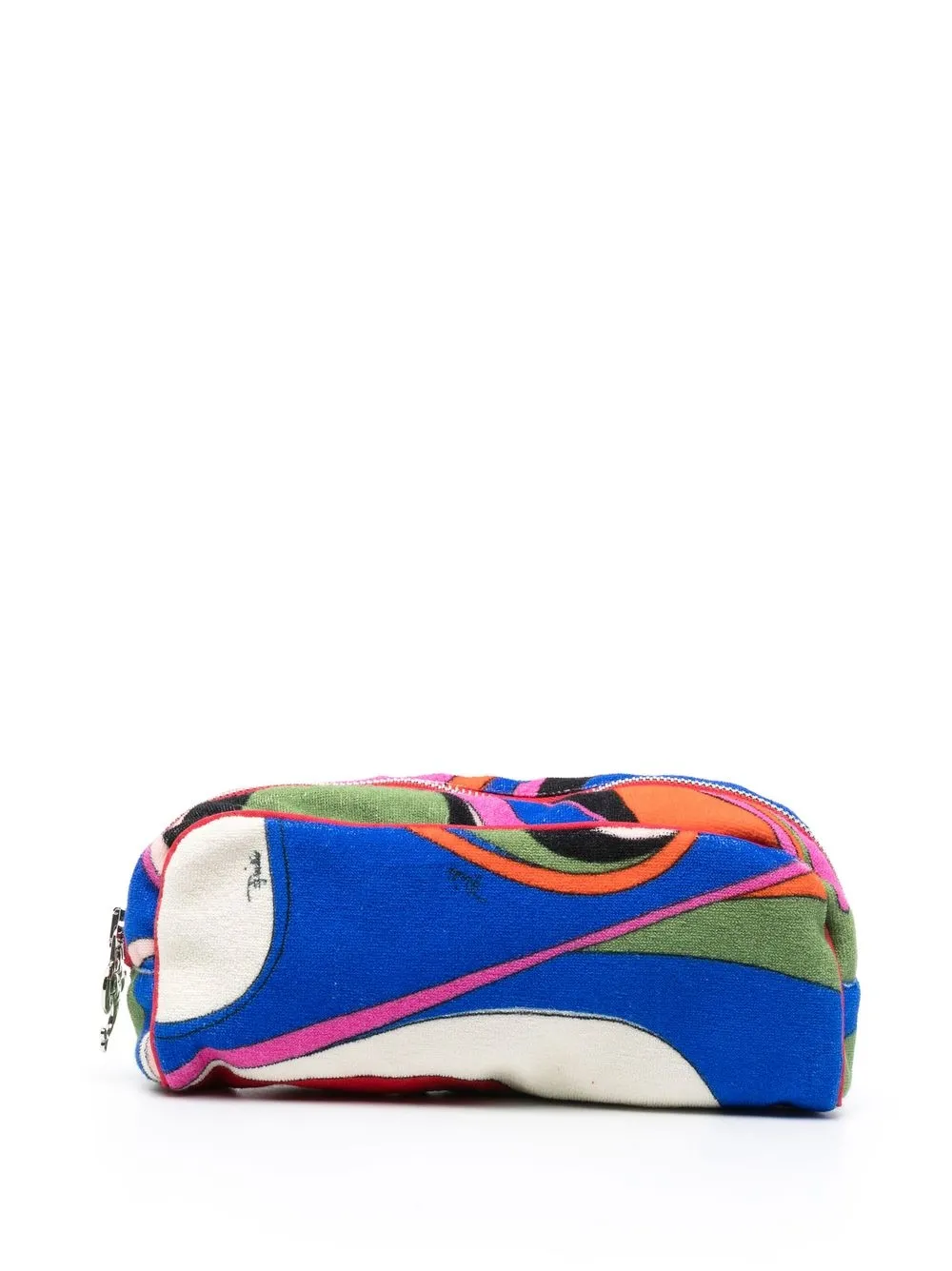 

PUCCI wave-print pencil case - Blue