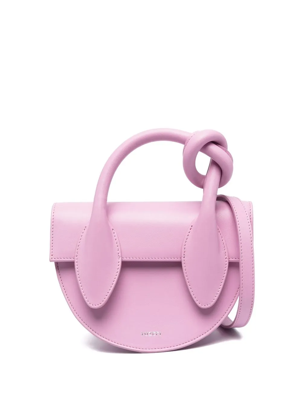 

Yuzefi bolsa crossbody Pretzel con detalle de nudo - Rosado