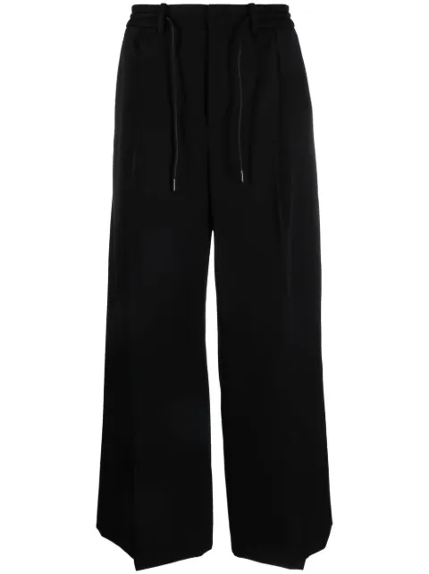 Juun.J pleated wide-leg trousers